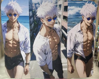 Jujutsu Kaisen Shirtless Nanami, Yuji & Gojo Mousepad - Anime Desk Mat, JJK Fan Gift
