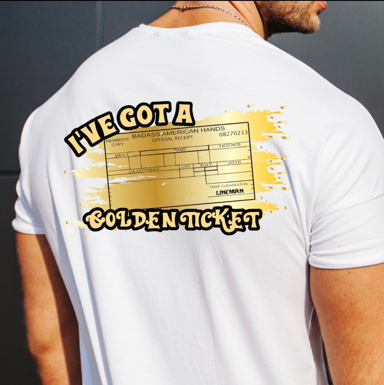 Golden Ticket Tee - Etsy