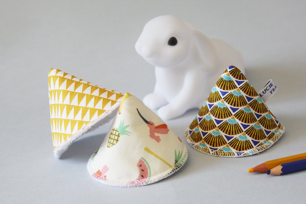 Set Of 3 Stop Pipi Cones Yellow Flamingos Model Baby Birth Etsy