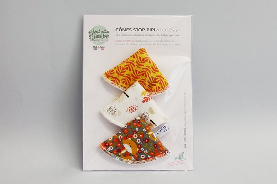 Set Of 3 Stop Pipi Cones New Fox Model Baby Birth Gift Etsy