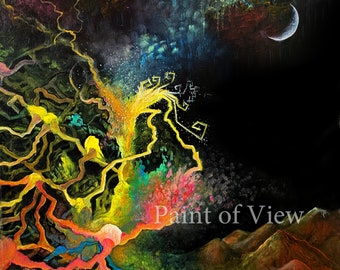 Impresión digital Pintura abstracta