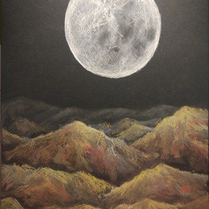 Digital print Moon Series No 2 Original painting