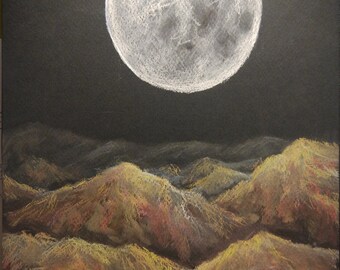 Impresión digital Serie Luna No 2 Pintura original