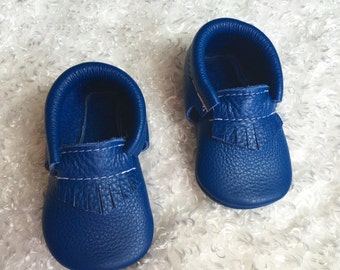 royal blue moccasins