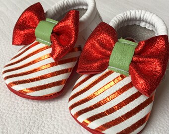 candy cane slippers