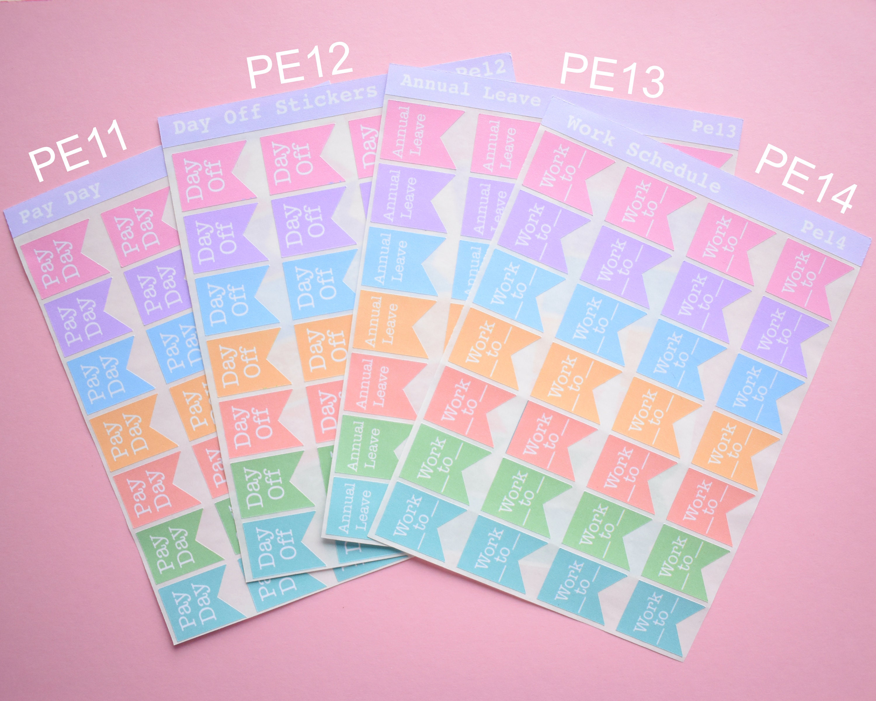 Planner Essentials Stickers Planning Journal Scrapbooking Etsy UK