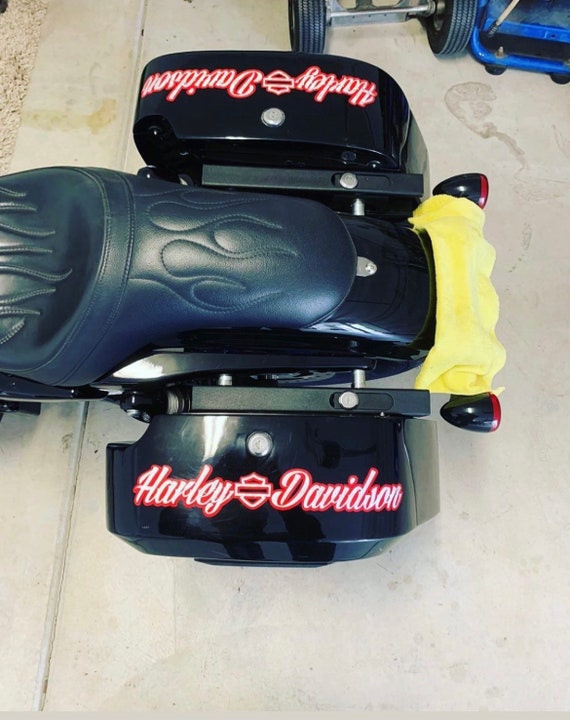 harley davidson saddlebag graphics