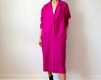 fuchsia pink summer dress