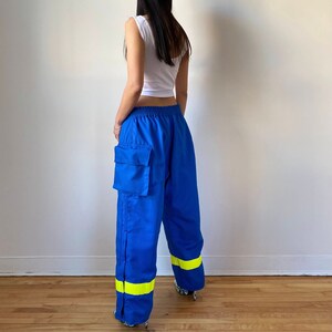 Neon blue cargo pants discount