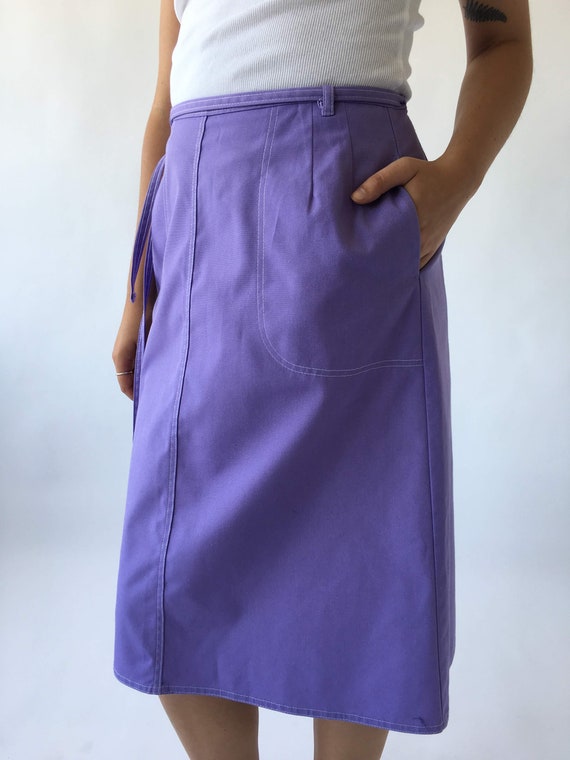 Purple High Waisted Dress