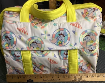 Diaper Bag & Changing Pad made with Disney Dumbo Fabric