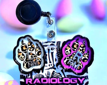 Cheetah Print Paw X-ray Markers