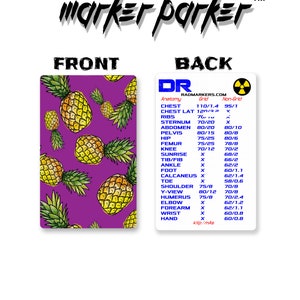 Xray Marker parker Feelin Fruity Met DR of CR Chart