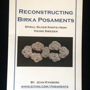 Posament Weaving instructions - P9, P10, P11, P13, and a decorative starting knot