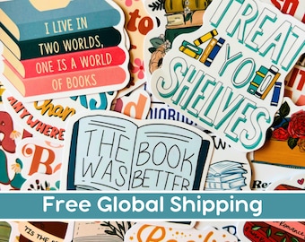 Grappig leesgrage Kindle-stickerspakket, cadeau boekenliefhebber, sticker lezer thema, boekenclub cadeau, lezer planner stickers, laptop leesgrage cadeau