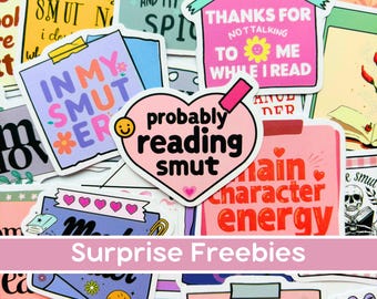 Kindle Girly Stickers Smut, Booktok In my Kindle Era Sticker, Smutty Bookworm, Spicy Bookclub Gift, Vinyl Kindle Decor, Ereader Sticker,