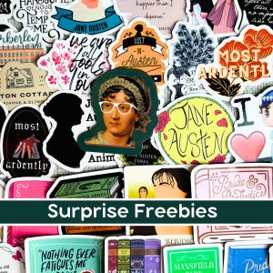 Sticker Jane Austen Cadeau pour amoureux de Jane Austen Stickers Kindle Stickers livres Stickers orgueils et préjugés Sticker Régence Citation de Jane Austen