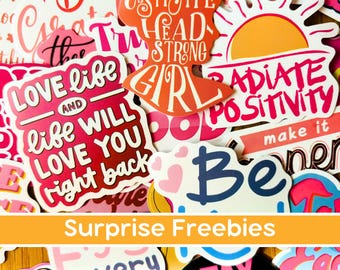 10-50 Positive Affirmation Stickers Motivational Gift for Kids Water bottle Stickers Inspirational Quotes Laptop Stickers Gift for Friends