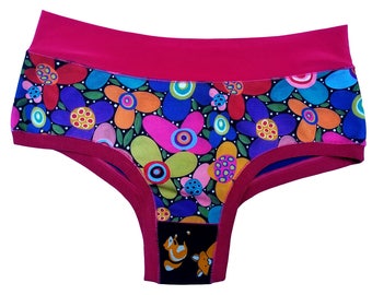 Funky, Unique, and Colorful Panties (Bombachas) - Flowers - S/M