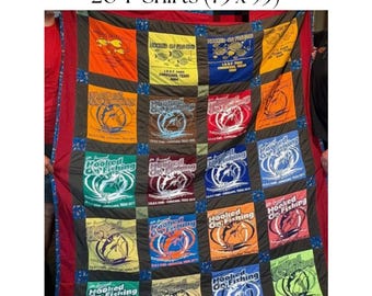 T-Shirt Quilt PDF Pattern - Easy Beginner Sewing Pattern