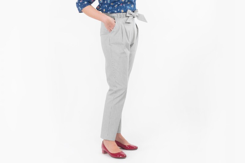 denim cigarette pants