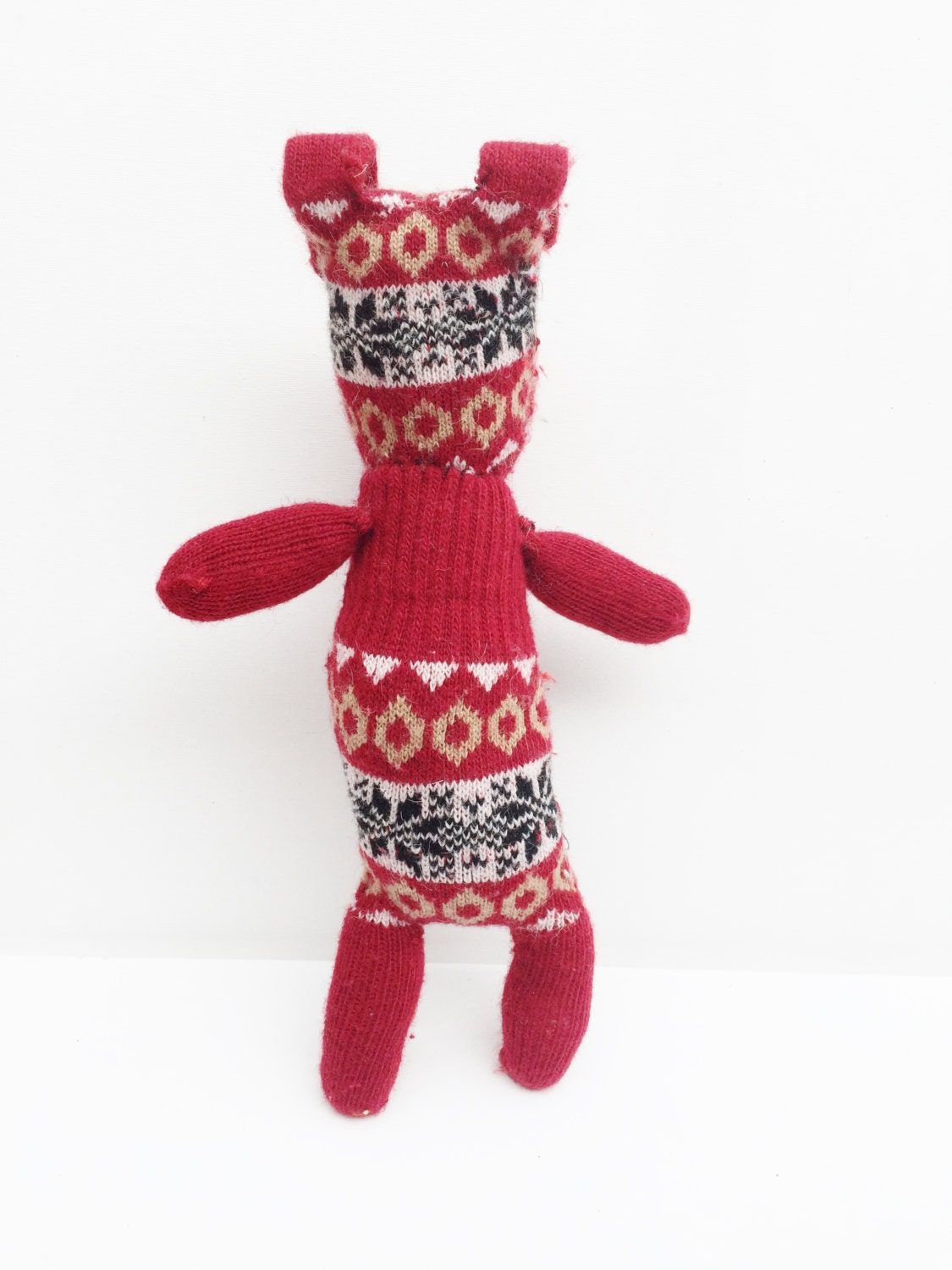 Dog Soft Toy, Puppy, Stuffed Animal, Plush Animal, Fairisle Fair Isle ...