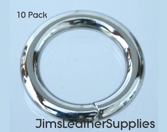 3/4" O ring Welded - 10 pack - nickel plated steel 4.5mm (#138)