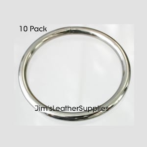 3&quot; O ring Welded - 10 pack - nickel plated steel 7mm (#916)