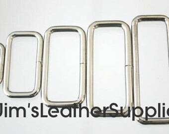 1" wire loops 20 pack - also known as belt keepers 1" X 1/2" X 2.6mm (#715)