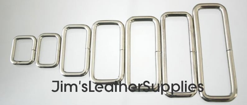 1 wire loops 100 pack also known as belt keepers 1 X 1/2 X 2.6mm 715 image 3