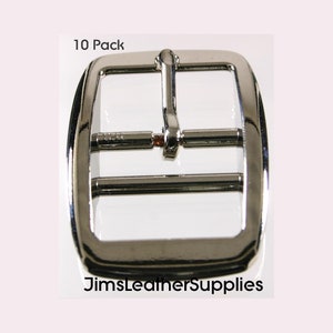 Double Bar Buckle - 1"  10 pack (#593)