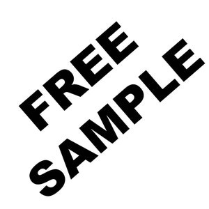 Free Sample (for most listings)