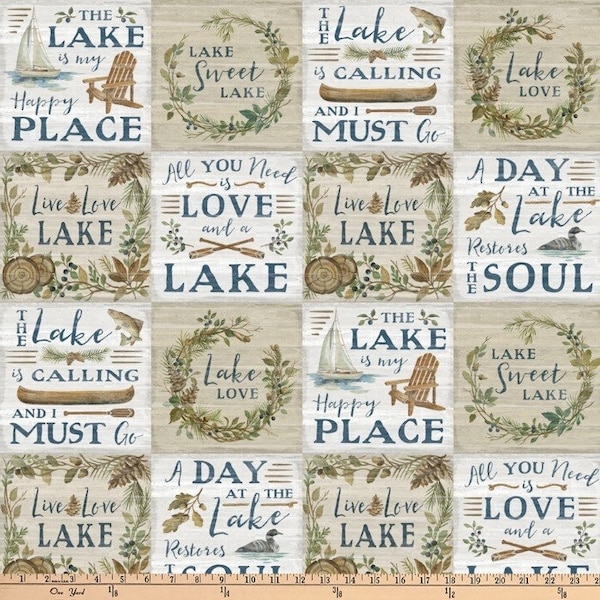 Lakeside Retreat 100% Cotton