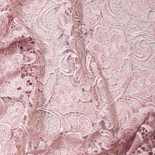 Paisley Guipure Lace Fabric