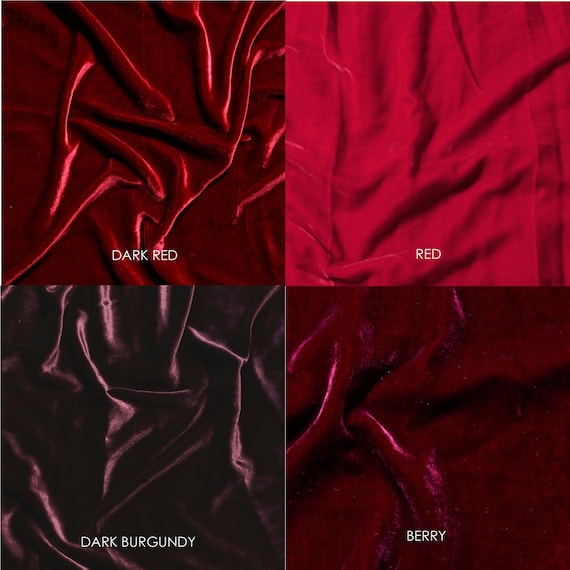 Maroon Trendy Velvet Fabric ( 1 Mtr ) - Buy Now
