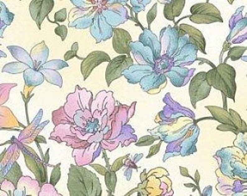 Graceful Garden Lavender by Cheri Strole for Epic Fabrics - Etsy
