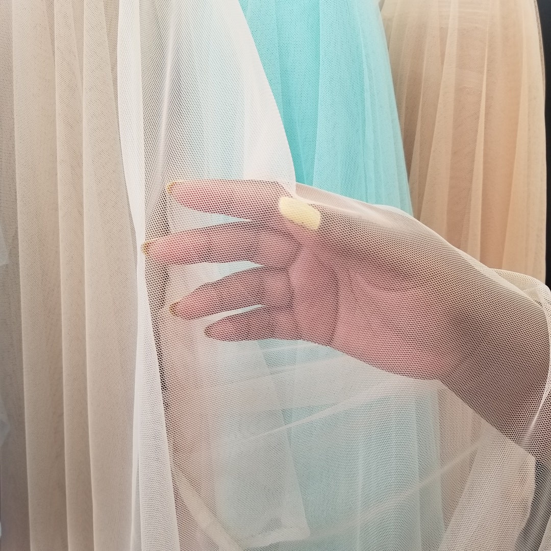 Translucent Transparent Mesh English Mesh Translucent Stretch/sheer Net Power Mesh - Etsy