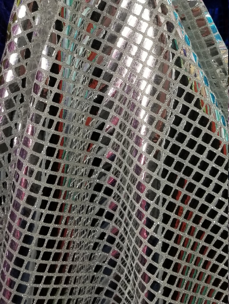 Square Sequin Fabric Etsy