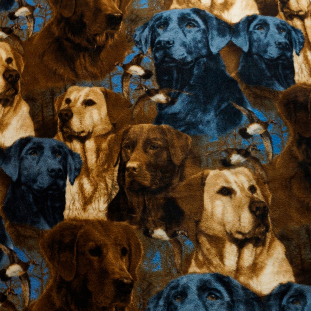 View of Dogs Fleece - Etsy