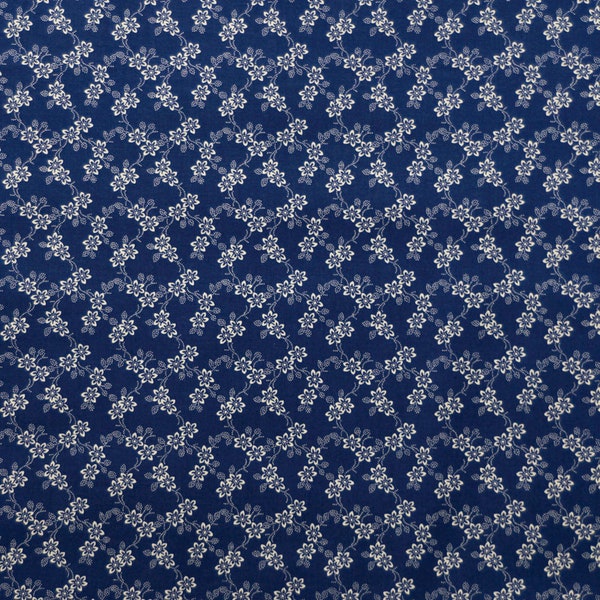 Blue Calico - Down on the Farm 100% Cotton by Henry Glass