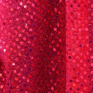 Red 3mm Sequins/Confetti Dot