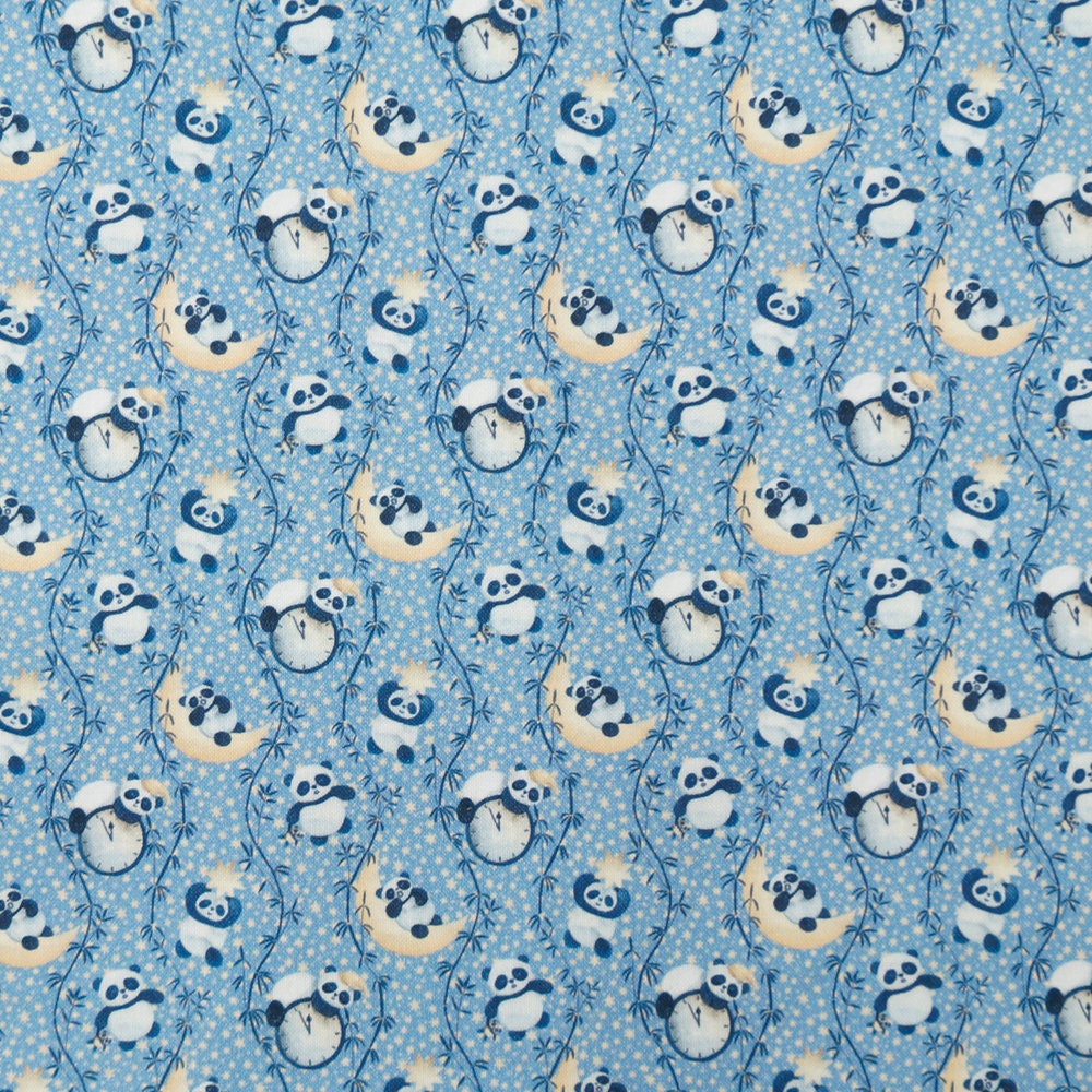 Sleepy-time Pandas by Marketa Stengl  fabric 100% Cotton