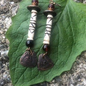 Urban Primitive Earrings, Tribal City Earrings, Bohemian Earrings