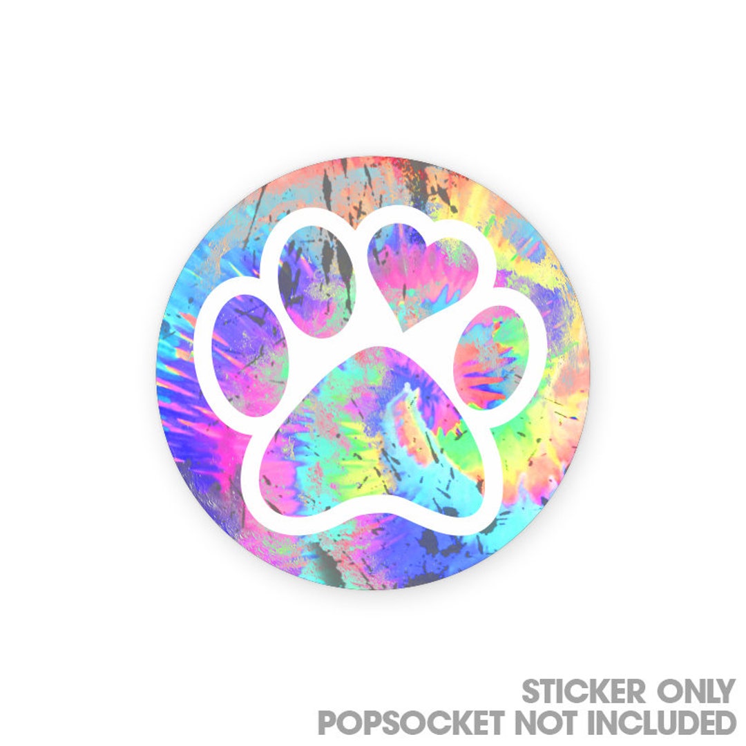 Paw Print Popsocket Skin STICKER Stickers for Popsockets - Etsy
