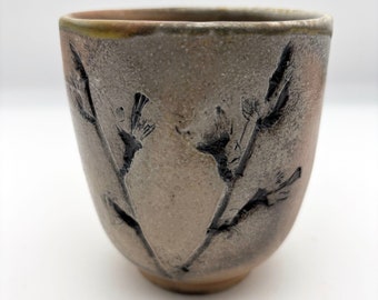 Wood-fired Japanese Quince Blossom Mug
