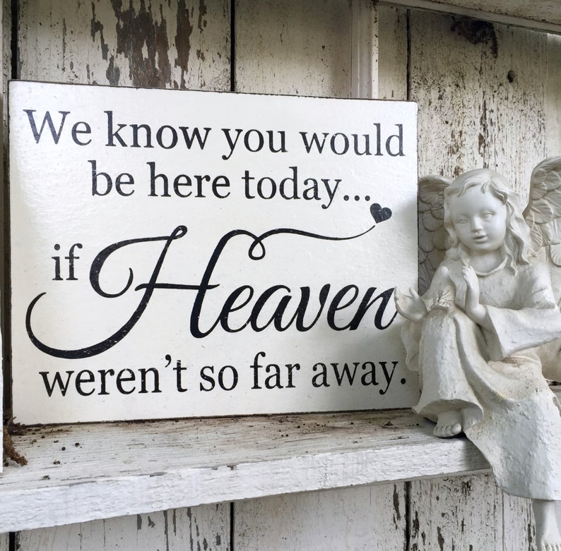 WEDDING MEMORIAL SIGNS In Memory of Signs Wood Signs 8 x