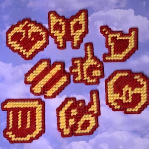 Mini Final Fantasy XIV DPS Pins/Buttons