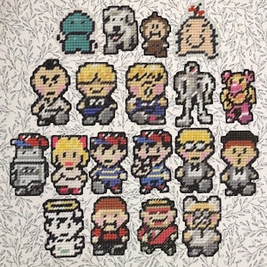 Pins/botones de Earthbound, accesorios para videojuegos