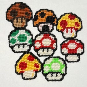 Mushroom Crew Magnets