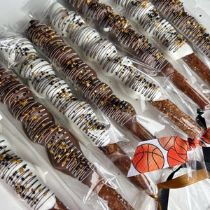 Nba Candy Basketball Caramel Chocolate Pretzels One Dozen, Basketball Team ...